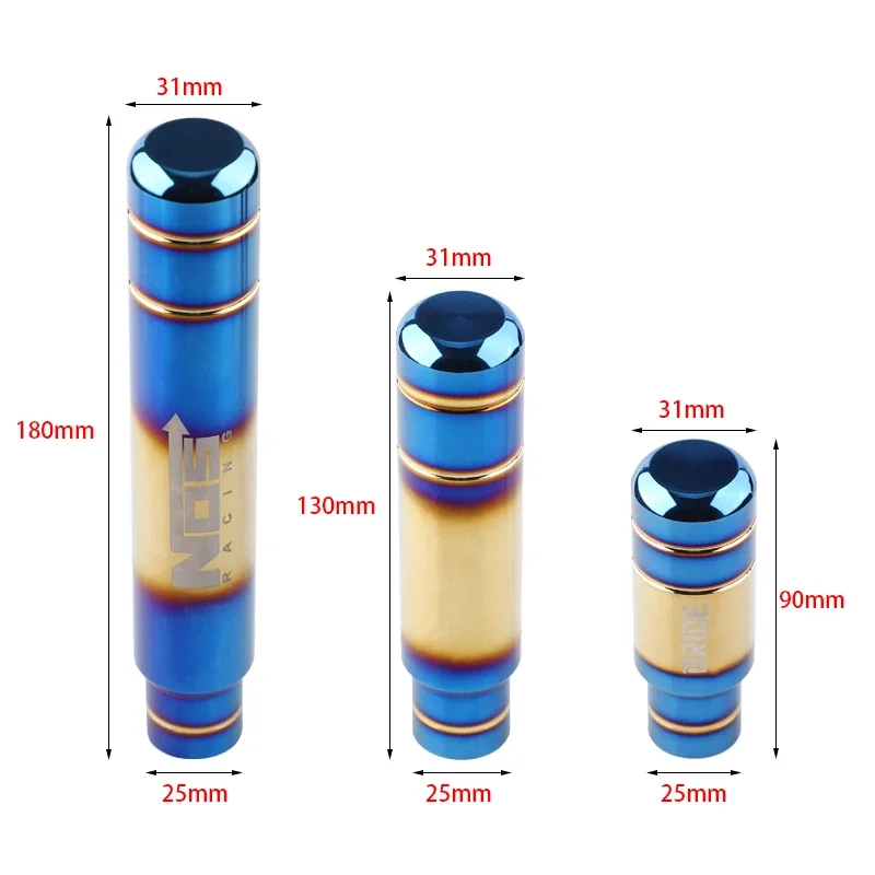 180 мм 13 9 Универсальная ручка переключения передач для невесты/NOS обжженная синяя