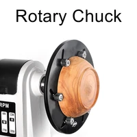 ziyan series rotary chuck aluminum small household wood rotary lathe special self centering chuck for bottom repair