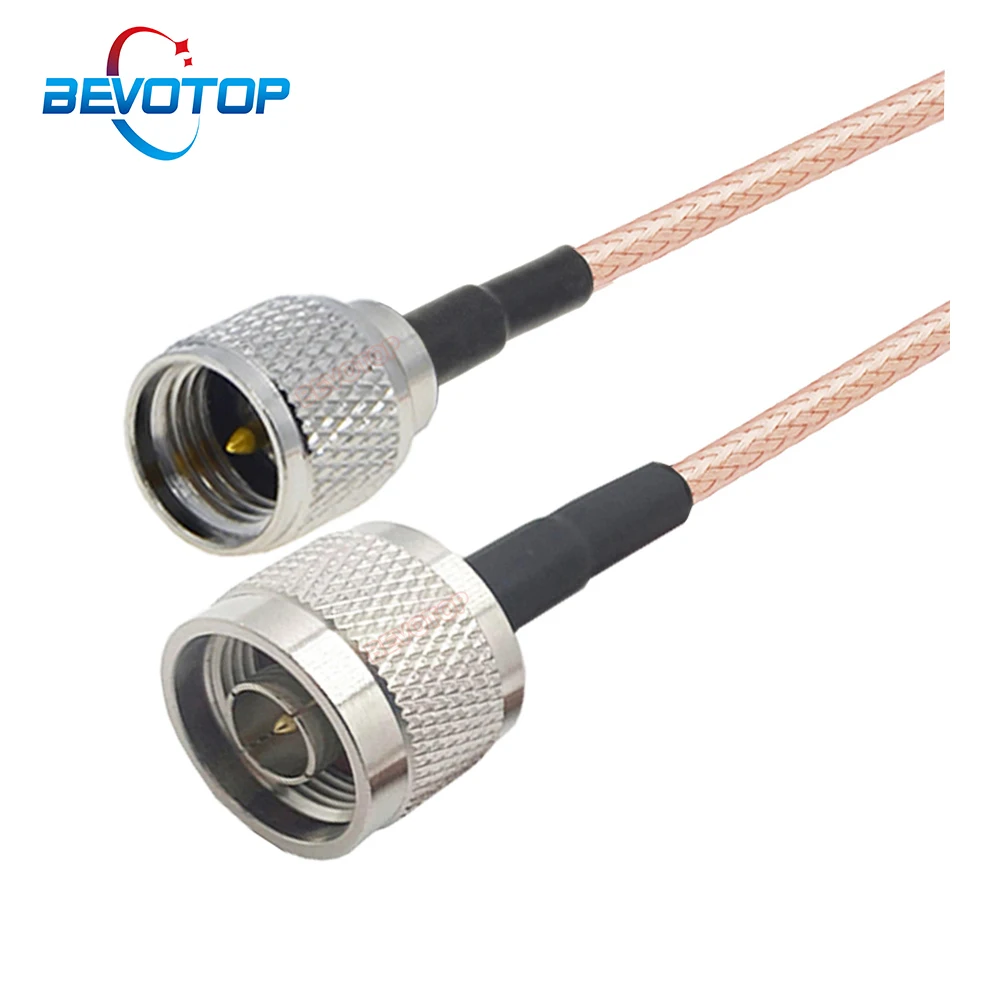 

BEVOTOP Low Loss RF Coaxial Cable Connector Coax Wire RG316 N Male to Mini UHF Male Plug 50 Ohm RF Coax Pigtail Jumper Bevotop