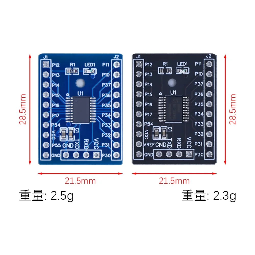 Материнская плата STC8H1K08 STC8G1K08 основная демо-плата TSSOP20 макетная обучающая STC8