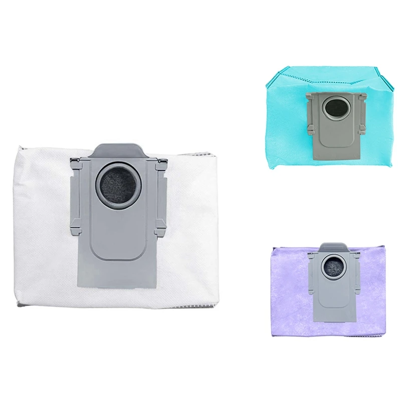 

12Pcs For Xiaomi Roborock T8 Plus G10S Pure/PRO G20 Q5 Q7 Activated Carbon Dust Bag Vacuum Cleaner Parts -White