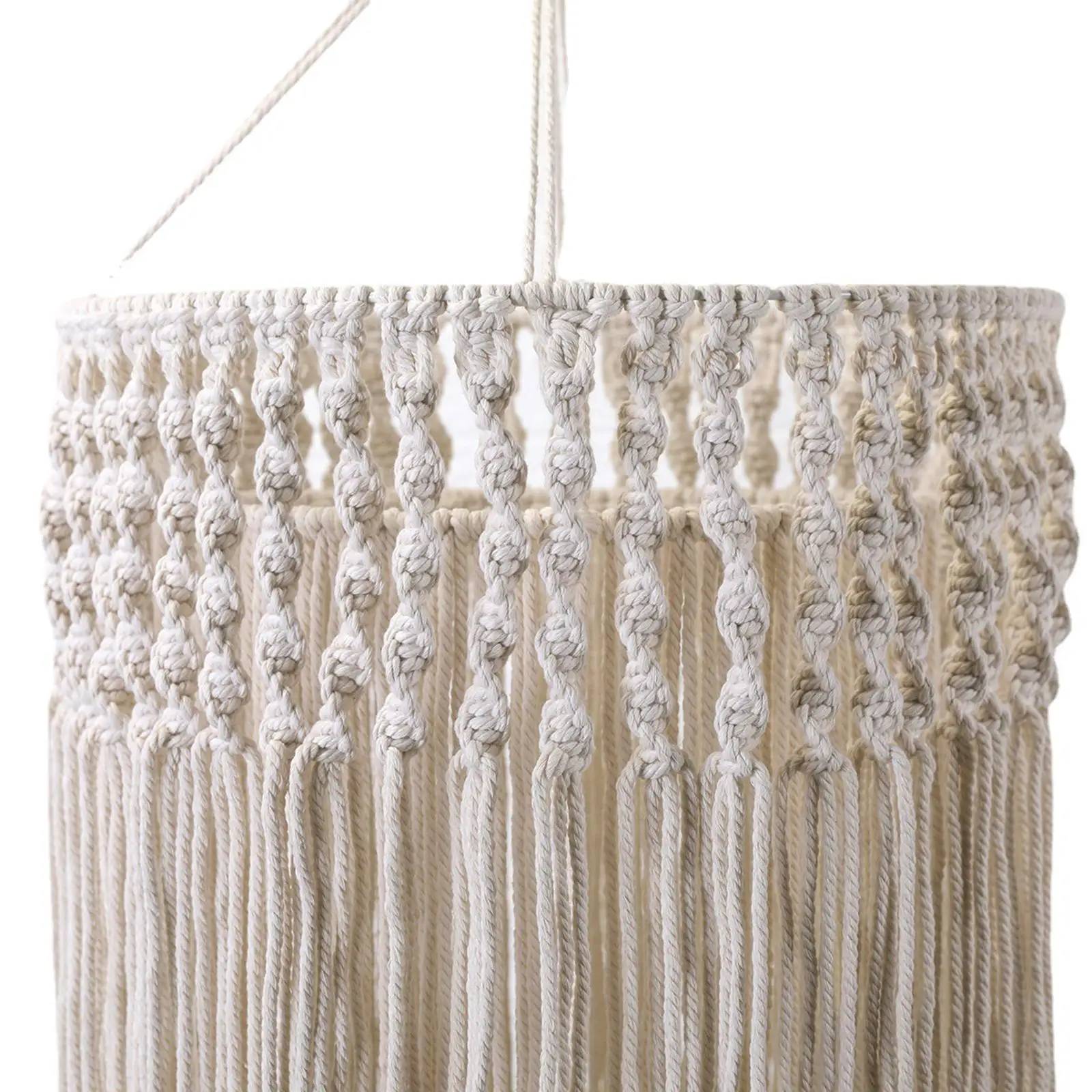 Скандинавский макраме с кисточкой абажур ручной работы тканый потолочный