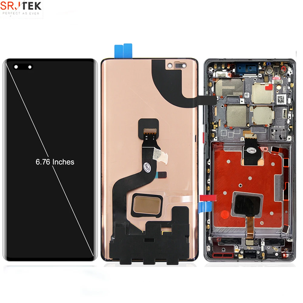 

Original No Defect LCD For Huawei Mate 40 Pro Touch Screen Digitizer Assembly Replacement For Mate40Pro Screen NOH-NX9, NOH-AN00