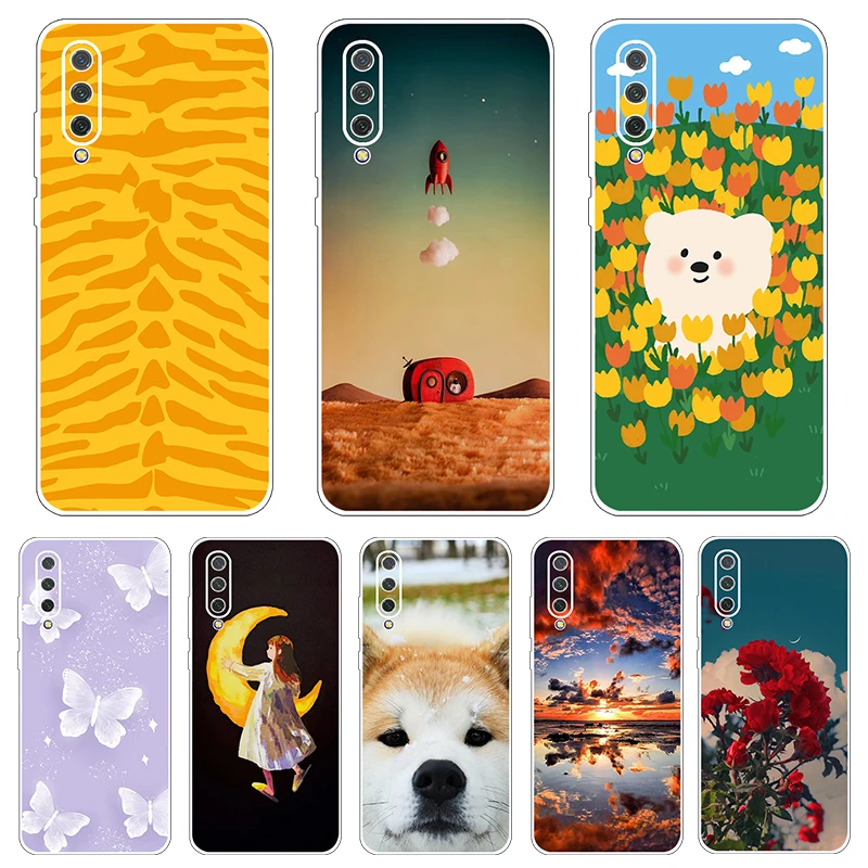 

Tiger Pattern For Xiaomi CC9 Phone Cases Transparent TPU Xiaomi 9 lite Silicon Back Cover Protective Tpu Case Xiaomi 9lite