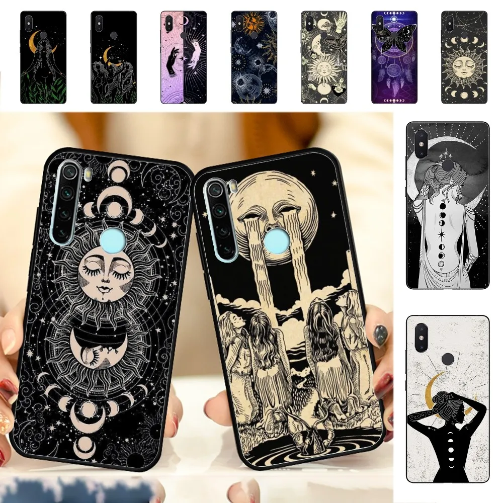 Чехол для телефона Witches Moon Tarot Mystery Totem Redmi Note 4 X 5 A 6 7 8 Pro T 9 9S 10 11 11S 11Epro PocoM3pro