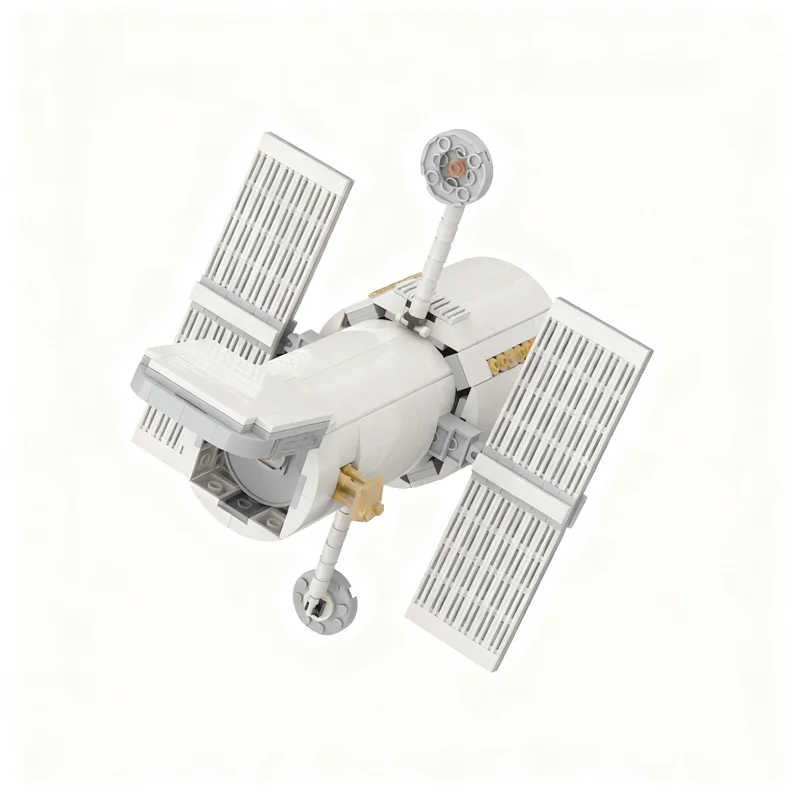 Фото 796 деталей MOC Космический телескоп Хаббл - альтернативная модель сборки NASA Apollo Saturn V, строительные блоки, рождественский подарок, игрушка, 3D-арт. №2
