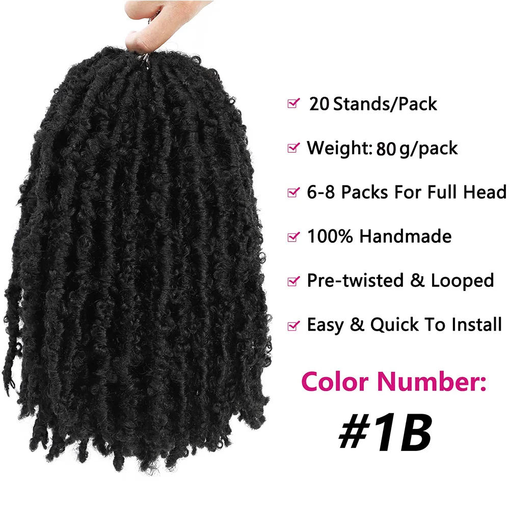 Рисунок 3 - Волосы для вязания крючком Butterfly Locs