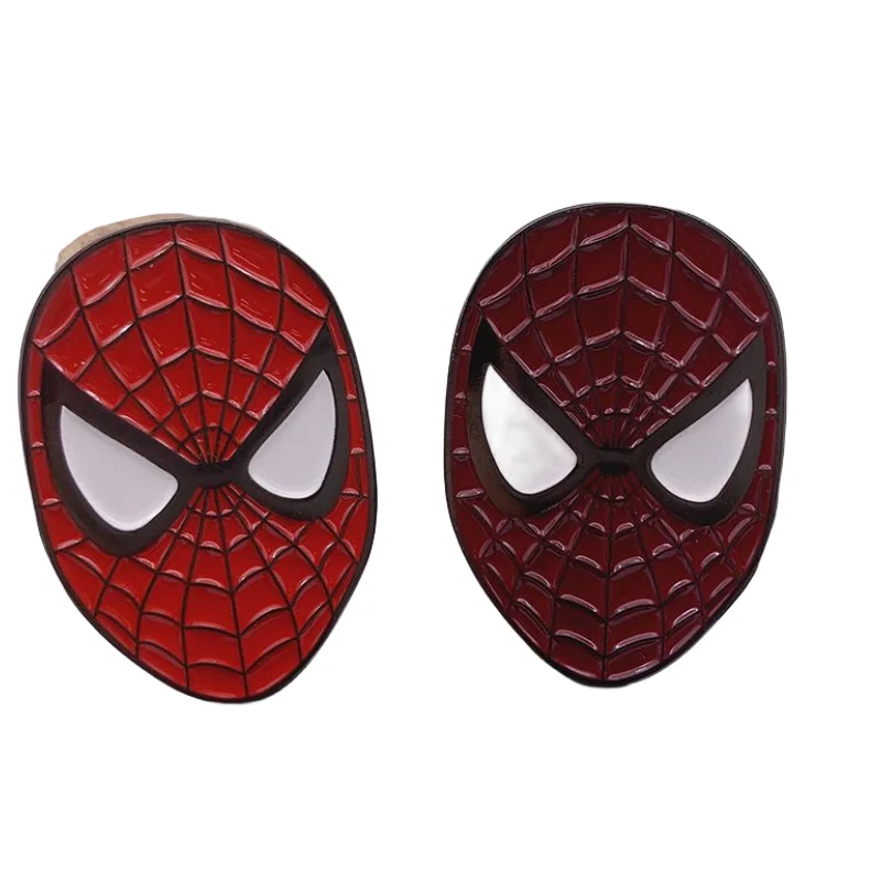 

Marvel anime cartoon peripheral fashion cute brooch creative superhero series Spiderman personalized metal small badge pendant