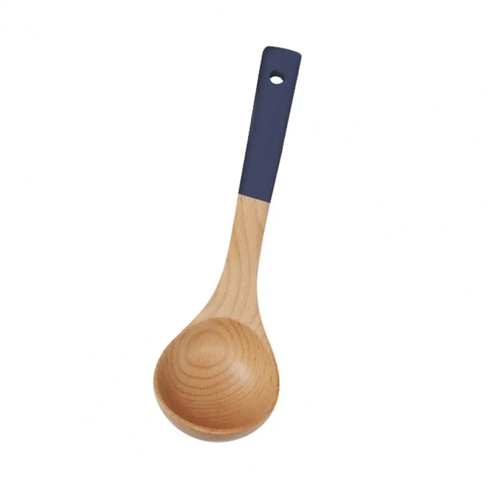 

Антипригарная кухонная утварь, Высококачественная Нескользящая деревянная кухонная утварь, набор из 5 предметов, комплект термостойкой посуды