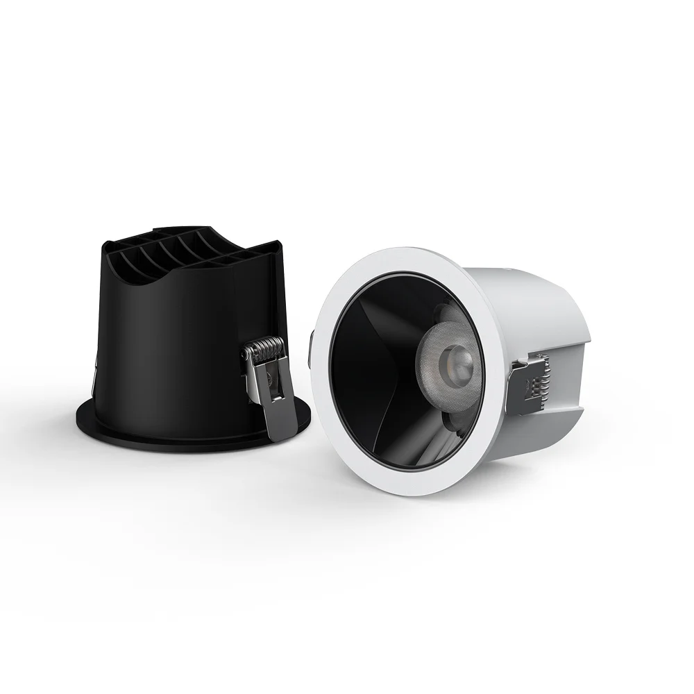 

New Model Design Dimmable LED COB Downlight Single Head 5W 7W 8W 10W 12W 15W 18W 24W Round LED Spot Light AC110V-240V White