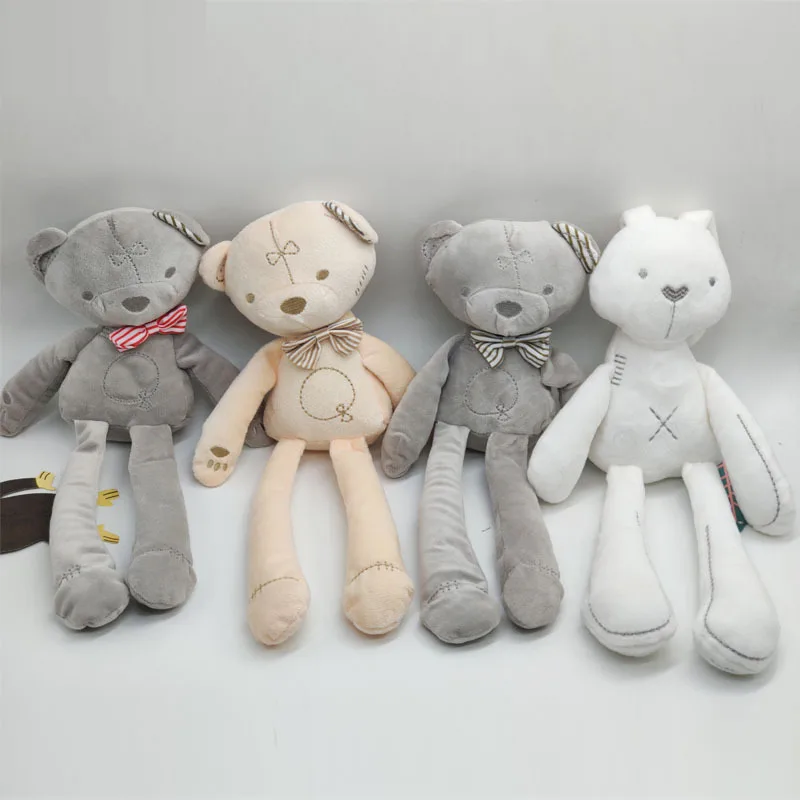 

40CM Cute Rabbit Bear Doll Baby Soft Plush Toys For Children Appease Sleeping Stuffed&Plush Animal Baby Toys For Infants Gift