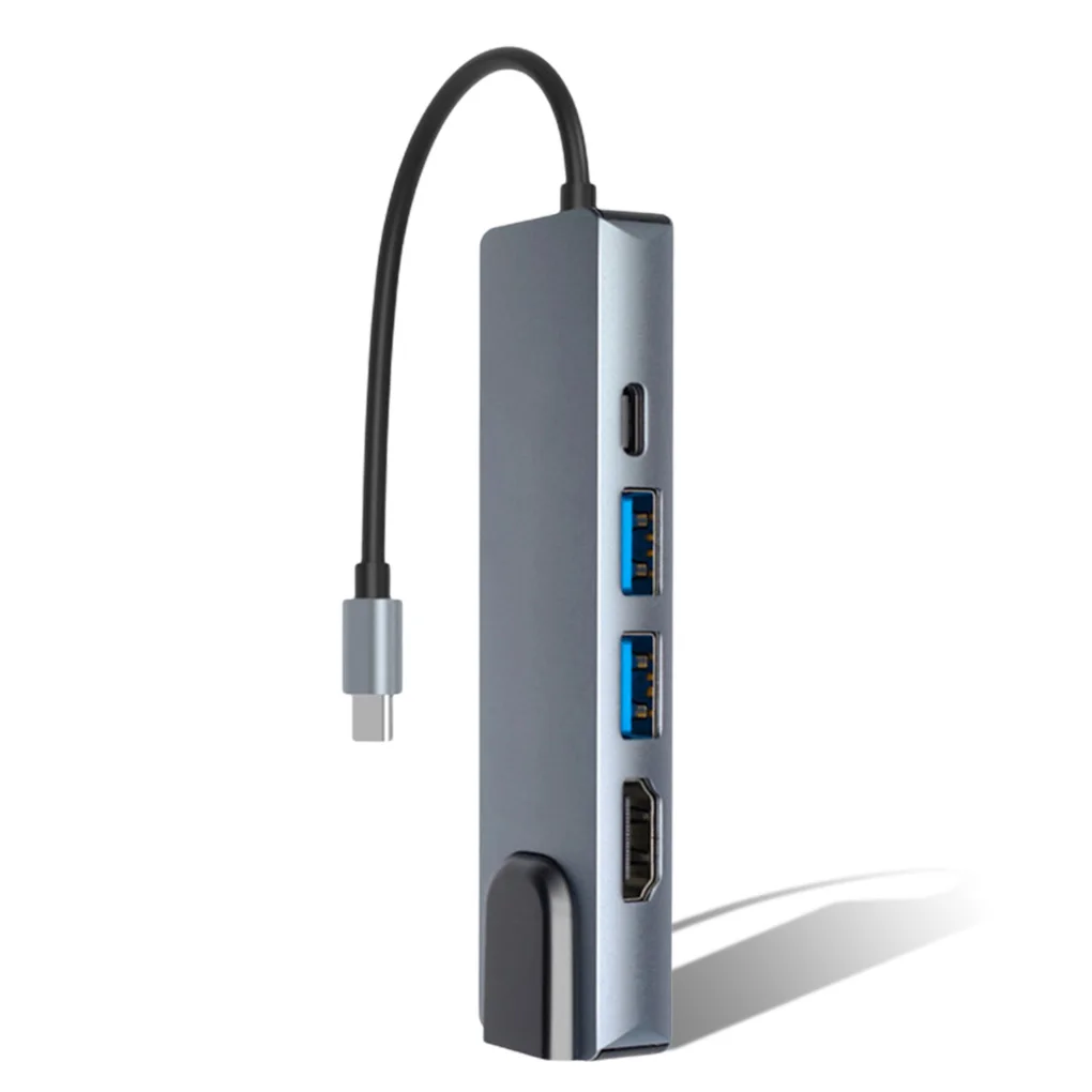 

Type-C концентратор HDMI-совместимый адаптер быстрой скорости компьютера USB 3,0 несколько портов сплиттер конвертер Настольный ПК поставки