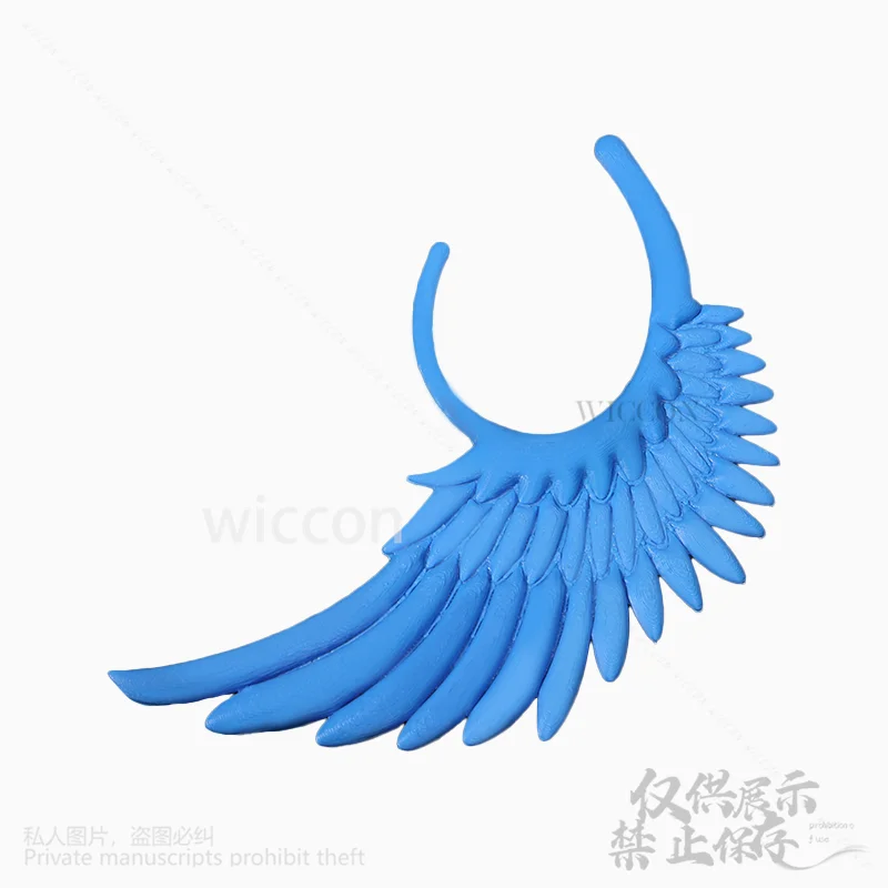 Аниме Фея Косплей Синие Крылья Зажим Для Ушей Манжеты Серьги Мужчина Женщина