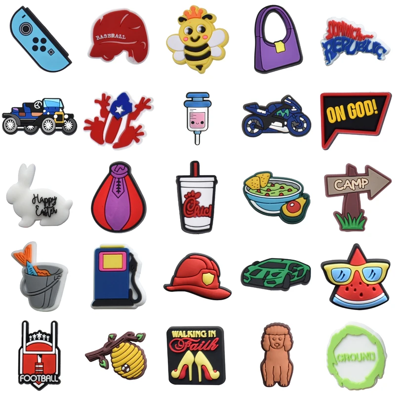 

Kids Para Pins Packs Shoe Charms Gifts Shoes Accessories Men Wholesale Bulk Women Charm Decorations for Croc Boy Girl Set Jeans