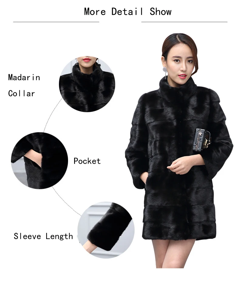 Fashion Overcoat Female Coats Woman Winter 2022 Fur Rabbit Fur Thick Winter Casual No Fur Real Fur Woman Coat Wsr818