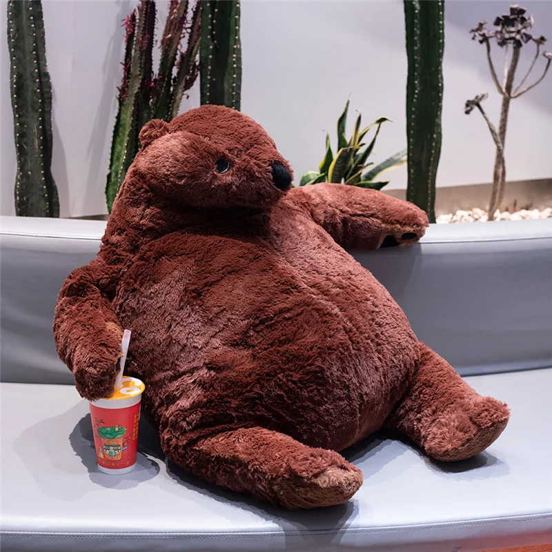 

100CM Cute Soft Stuffed Animal Dog Bear Creative Home Sofa Pillow Girl Toy Family Party Panda Doll украшение детской комнаты