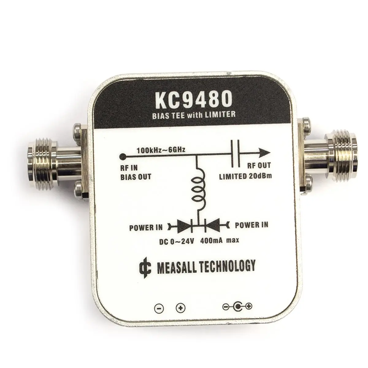 Фото (DT93) Источник питания постоянного тока для усилителя антенны KC9480 1МГц-6ГГц с ограниченной амплитудной изоляцией для улучшенного согласования сигнала №3
