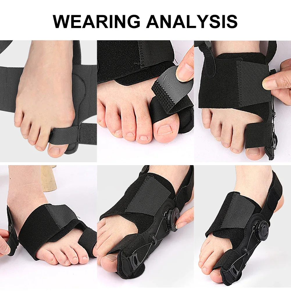 Ортопедический Корректор Бурсита Стопы С Нескользящим Ремешком Регулируемый