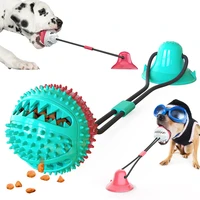 pet puppy interactive suction cup push tpr ball toys molar bite toy elastic ropes dog tooth cleaning chewing supplies dog toys