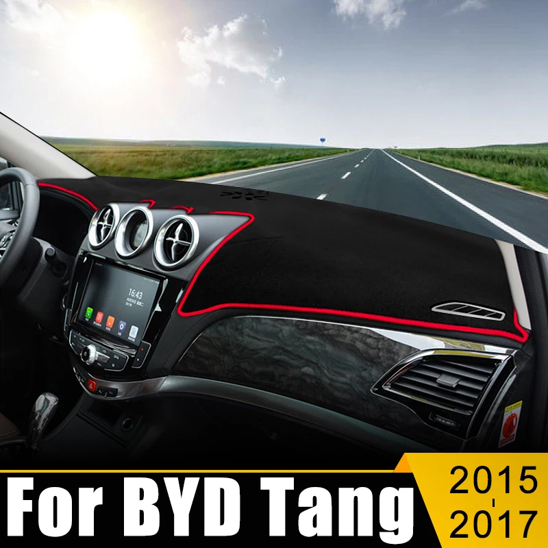 

Car Decoration Accessories For BYD Tang 2015 2016 2017 Dashboard Cover Avoid Light Pad Sun Shade Anti-UV Carpet Non-Slip Mat