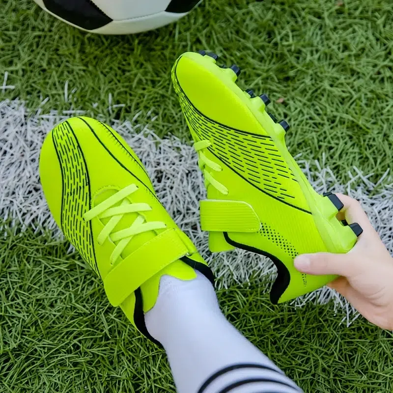 New Kid's Breathable Anti-slip Cleat, Lightweight Durable Softness Sneakers For Outdoor Running Training