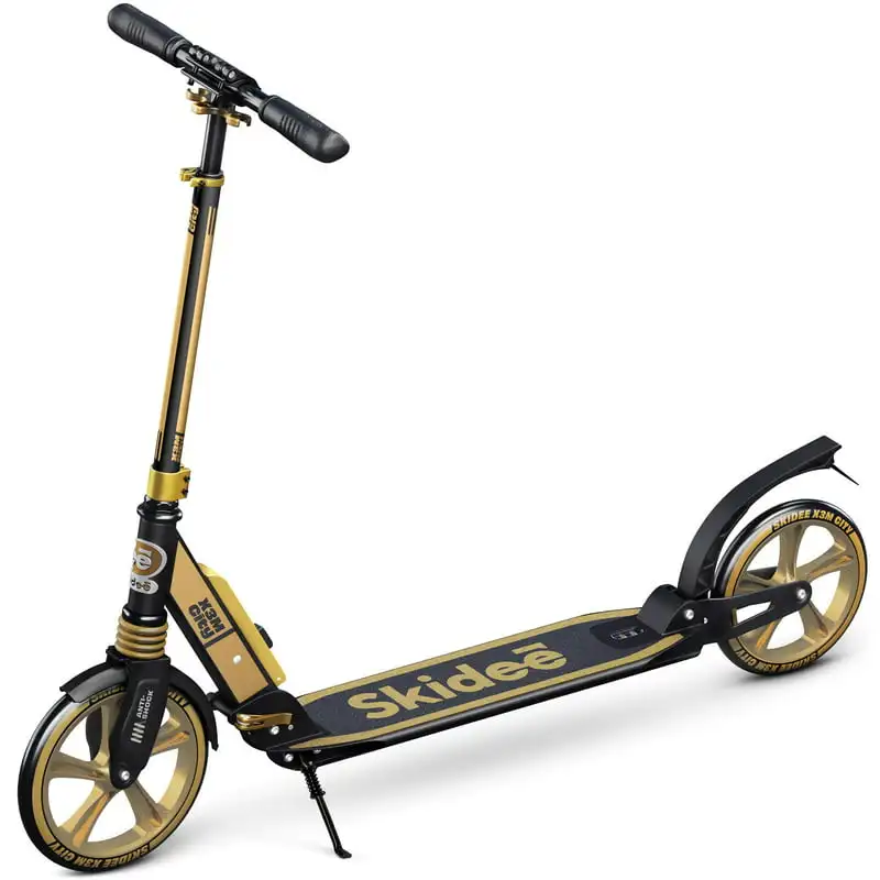 

for Kids, Teens, Adults, 4 Adjustment Levels, Handlebar Up to 41 Inches, Gold