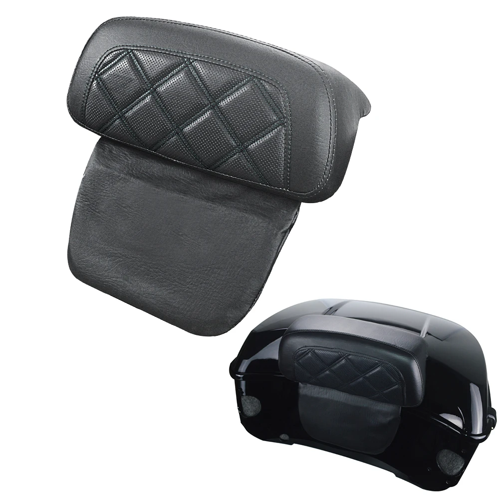 

Motorcycle Trunk Backrest Pads For Harley Touring Road Glide FLTRX Electra Glide FLHT Road King FLHR Street Glide FLHX Tri Glide