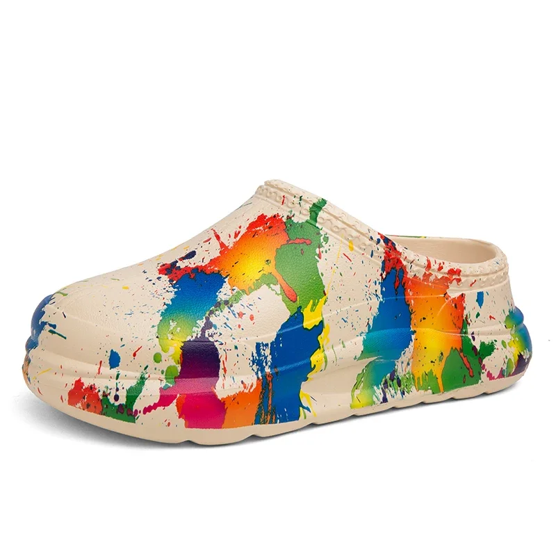 Мужские Нескользящие кухонные туфли дышащие без застежки для ресторана работы