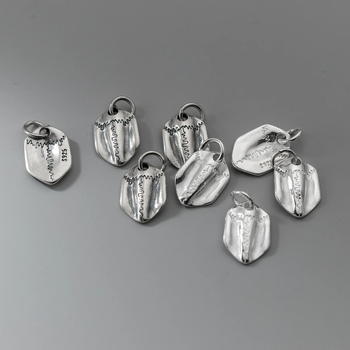 1 шт./партия подвески из серебра 925 пробы 15 х10 мм