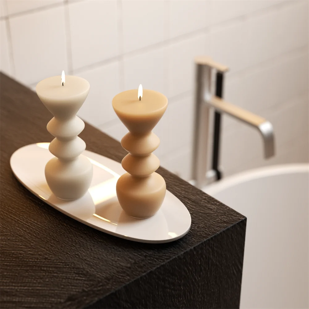 Геометрические песочные часы силиконовая форма сделай сам для ароматерапии