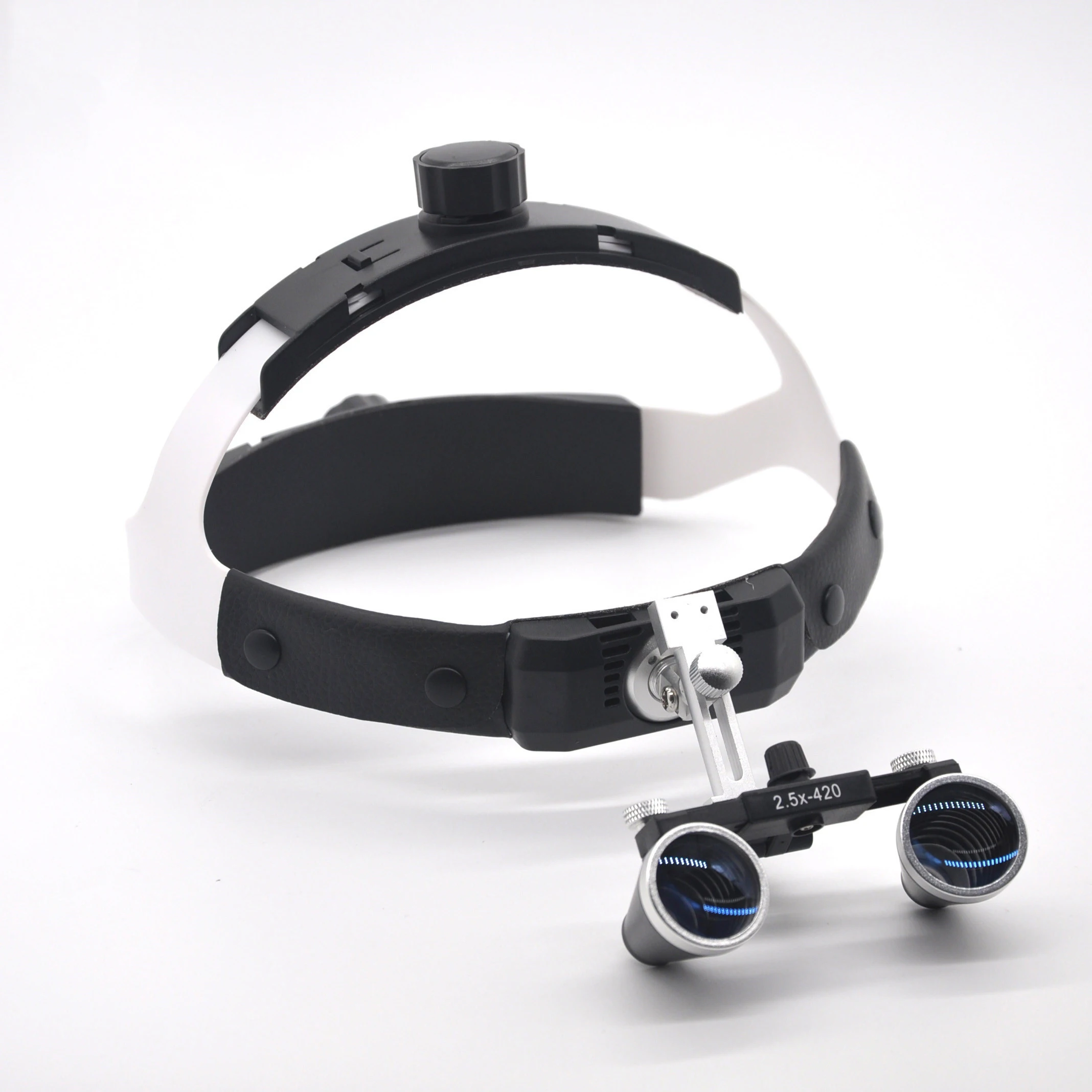 

2.5X 3.5X Magnification Binocular Den-tal Loupe Surgical Magnifier With Headlight Medical Operation Loupe Lamp