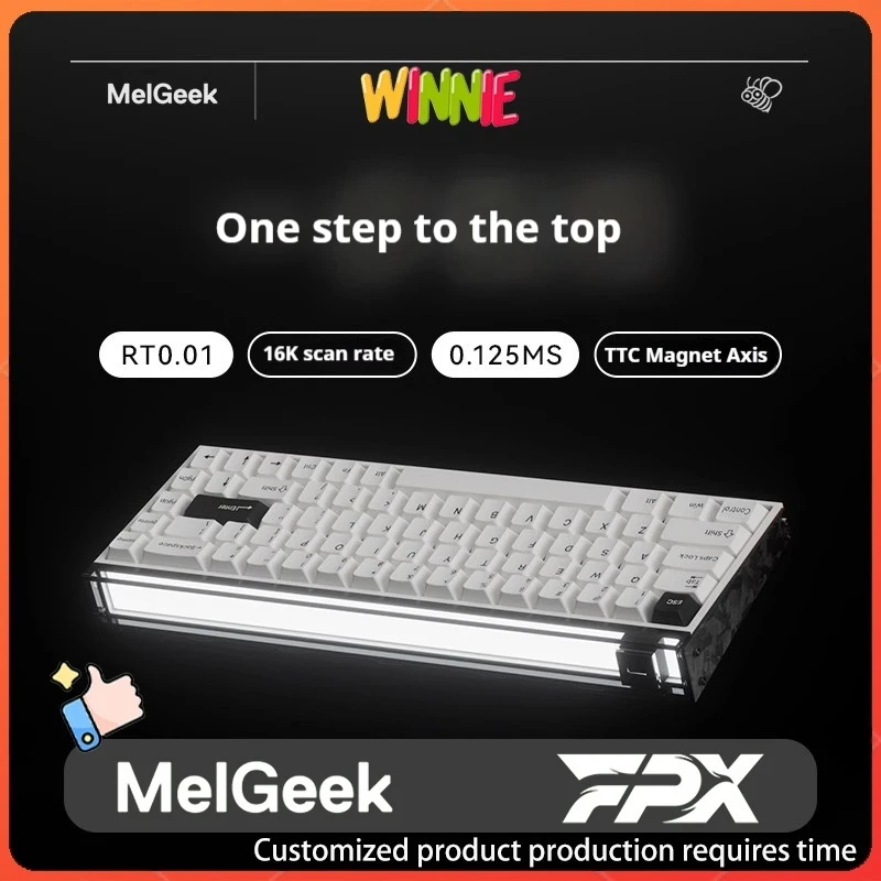 MelGeek Little Bee MADE68 Клавиатура с ультрамагнитной осью Механическая безстрашная