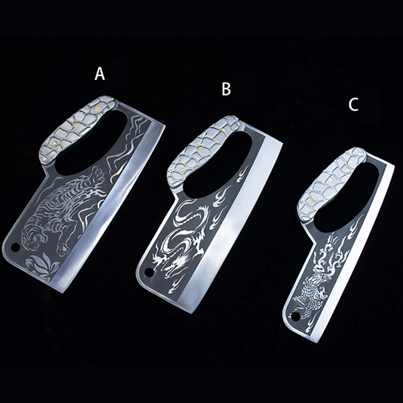 

Кухонный нож Longquan, 9 дюймов, экономичный острый накири, измельчитель, резак, нож ручной работы, костяной Овощной стиль