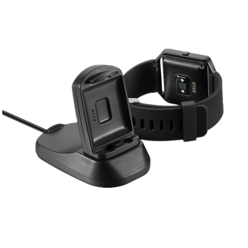 

Charger Charging Stand Charging Dock Station Cradle Holder Charging Clip Premium Plastic Bracket Cable for Fitbit Blaze / Ionic