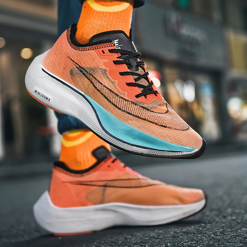 Mismatched Sneakers for Men Carbon Rubber Sole Men's Running Shoes High Quality Male Casual Sports Shoes Free Shipping Footwear