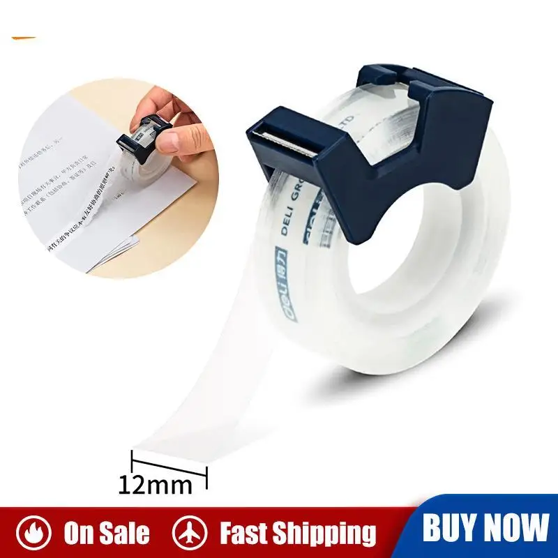 

Writable Clear Adhesive Tape With Tape Cutting Tool Writable Invisible Correction Tape School Stationery Protable Tape Dispenser