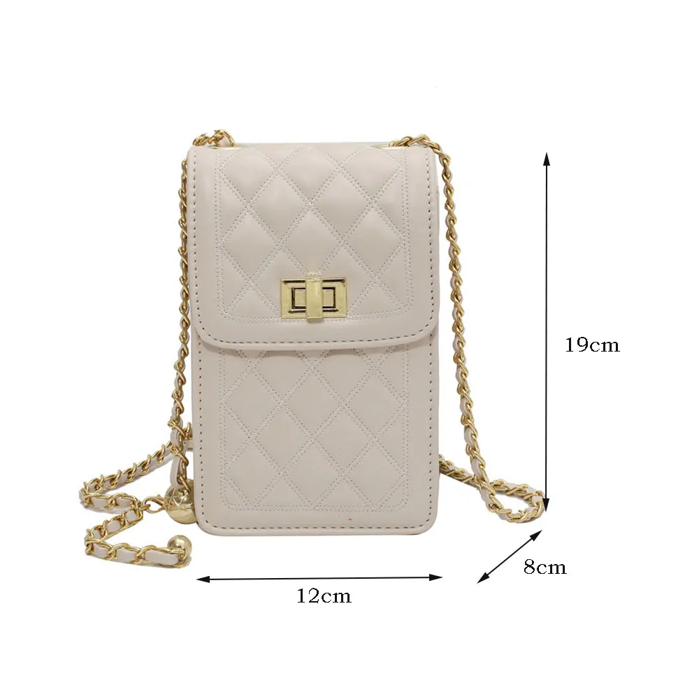 Women's Bag 2023 Trend Luxury Designer Phone Shoulder Bag Women Mini Card Holder Wallet Coin Purse Leather Crossbody Female Bag