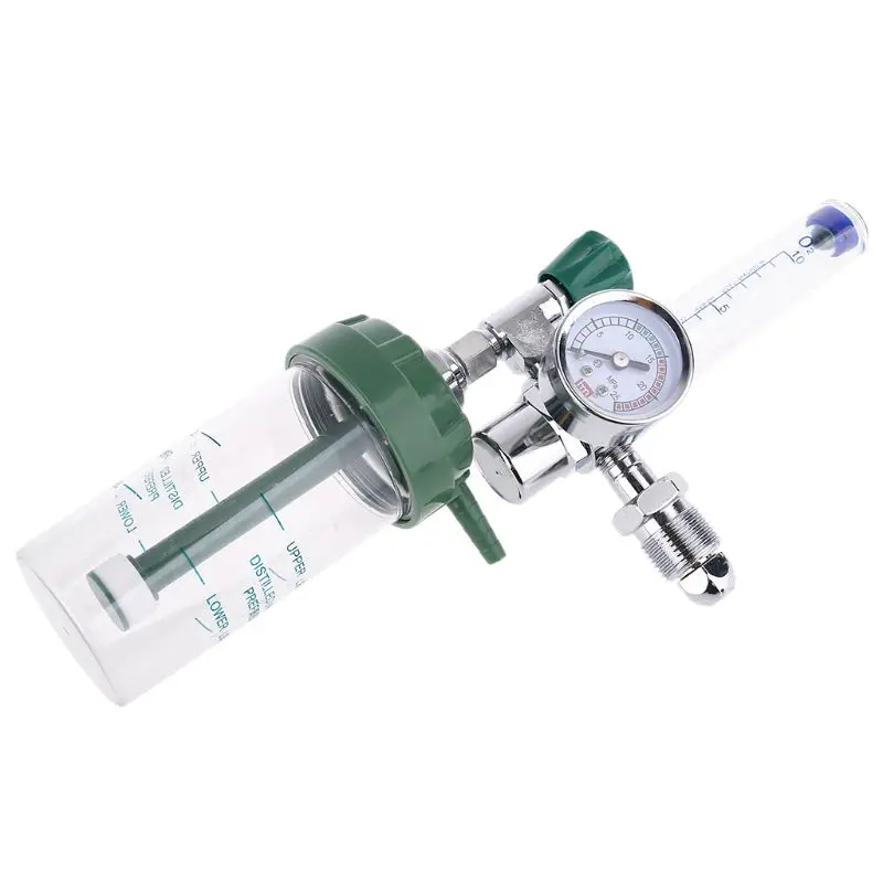 

High Grade Oxygen Pressure Gas Regulator Inhaler O2 Pressure Reducer Oxygen Gauge Flow Meter Easy Installation Compact