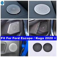 dashboard rear door stereo speaker audio sound horn hood decoration cover trim for ford escape kuga 2020 2022 accessories