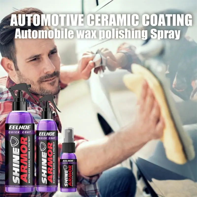 

120ml Car Nano Ceramic Coating Polishing Spraying Wax For Auto Agent Ceramic Car Wash Fortify Quick Coat Polish & Sealer Spray