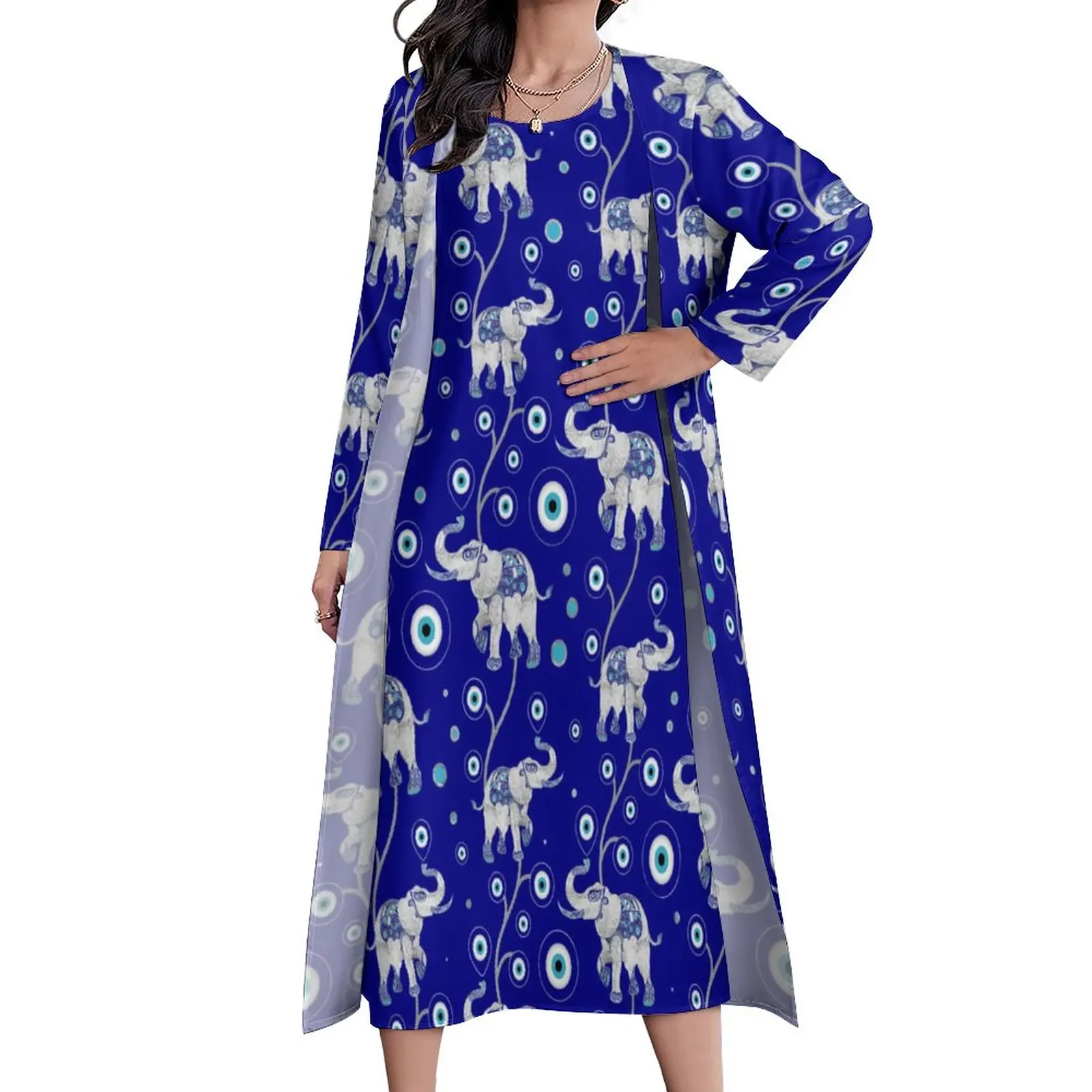 

Платье-макси для ночного клуба «сглаза», 2 предмета