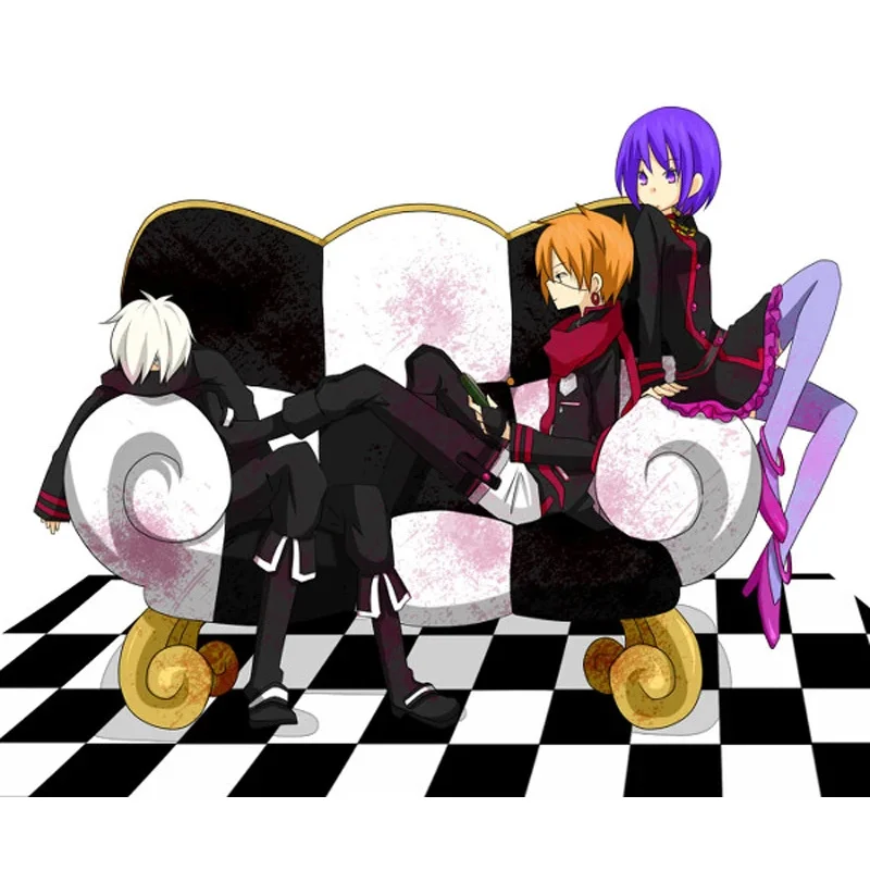 Аниме D.Gray-man Linali Lenalee Lee Allen Walker карнавальный костюм черная школьная форма полный