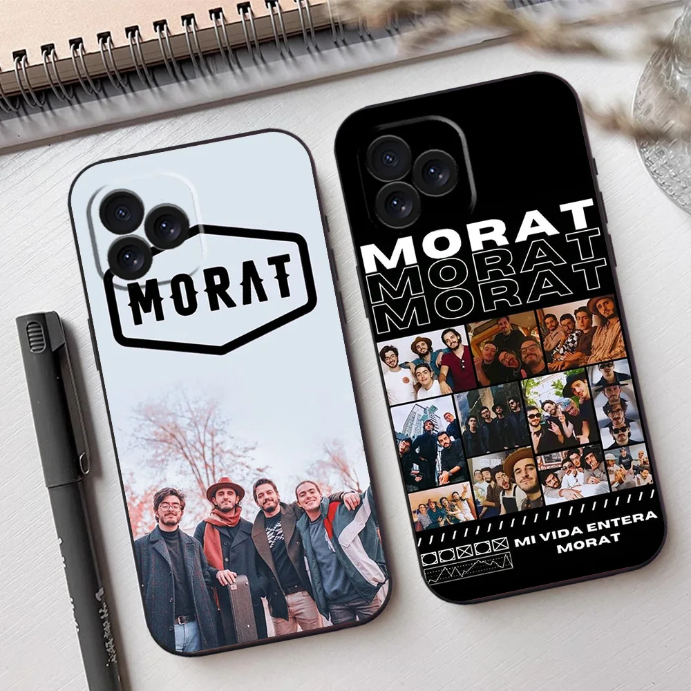 Band M-Morat Balas Perdidas Phone Case for iPhone 12 11 13 14 15 16 Max Pro Plus Black Soft Silicone Cover