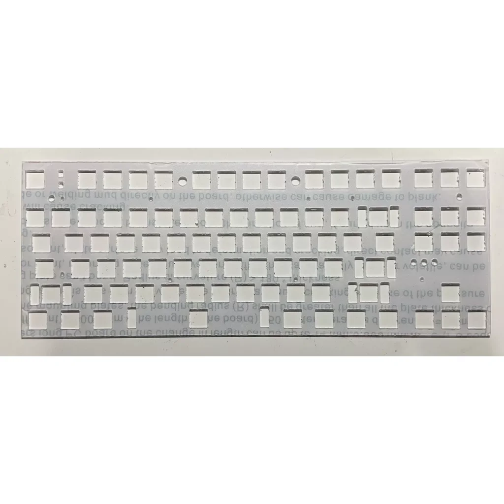 

FLCMMK MK870 DIY PC Plate PCB/Plate Mounted Brass Plate For MK870