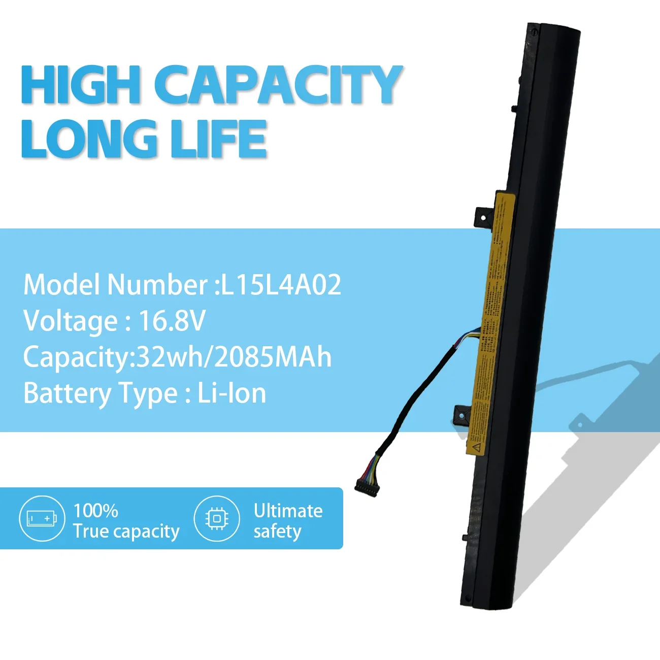 L15L4A02 L15C4A02 Аккумулятор для ноутбука Ideapad 110-15ISK V110-15AST V110-15IAP V110-15ISK V310-14-15-ISK V510-15IKB