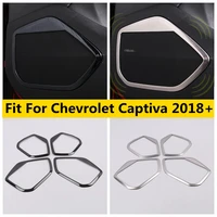 for chevrolet captiva 2018 2021 side car door stereo speaker audio sound loud frame cover trim stainless steel accessories