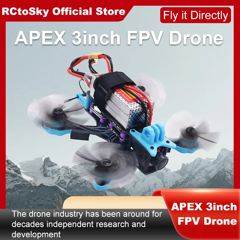 Комплект рамы для FPV-дрона B-CUBE APEX 3 дюйма, карбоновый гоночный квадрокоптер, совместимый с системами управления полетом INAV, Beatflight, F722, F745, Ardupilot (art.: 3920dac436747) - 3920dac436747