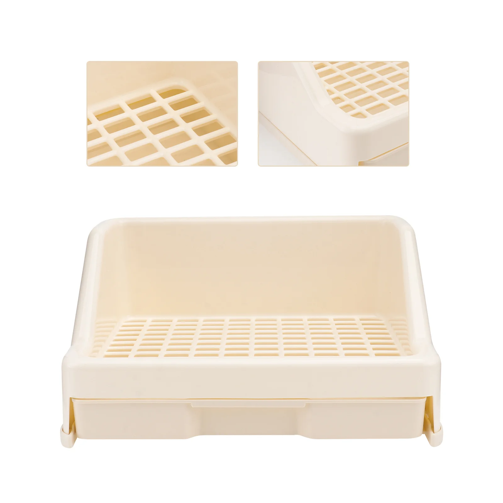 

Litter Box Rabbit Toilet Bunny Pet Pan Guinea Potty Large Semi Feeder Hay Kitten Drawer Rabbits Cage Cat Bedding Open Anti