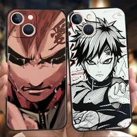 naruto gaara phone case cover for iphone 12 13 pro max xr xs x iphone 11 7 8 plus se 2020 13 mini silicone soft shell fundas bag