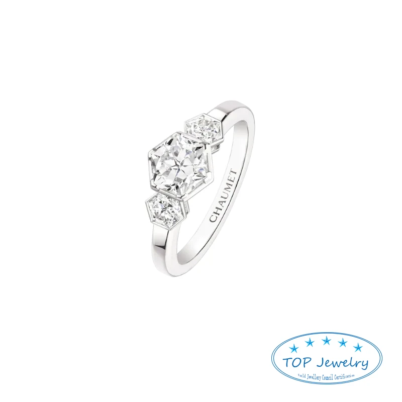 

chaumet Paris High Quality 925 Sliver Honeycomb Diamond Ring For Women BEE MY LOVE Wedding Gift
